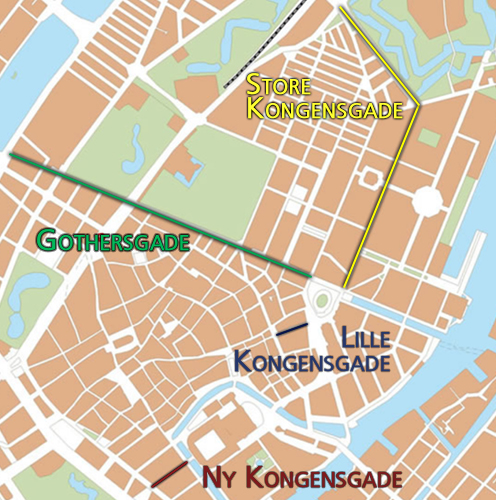 Kongensgader i København