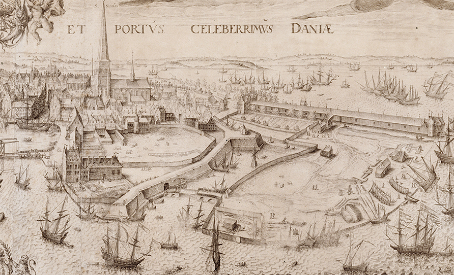 Prospekt af København fra 1611