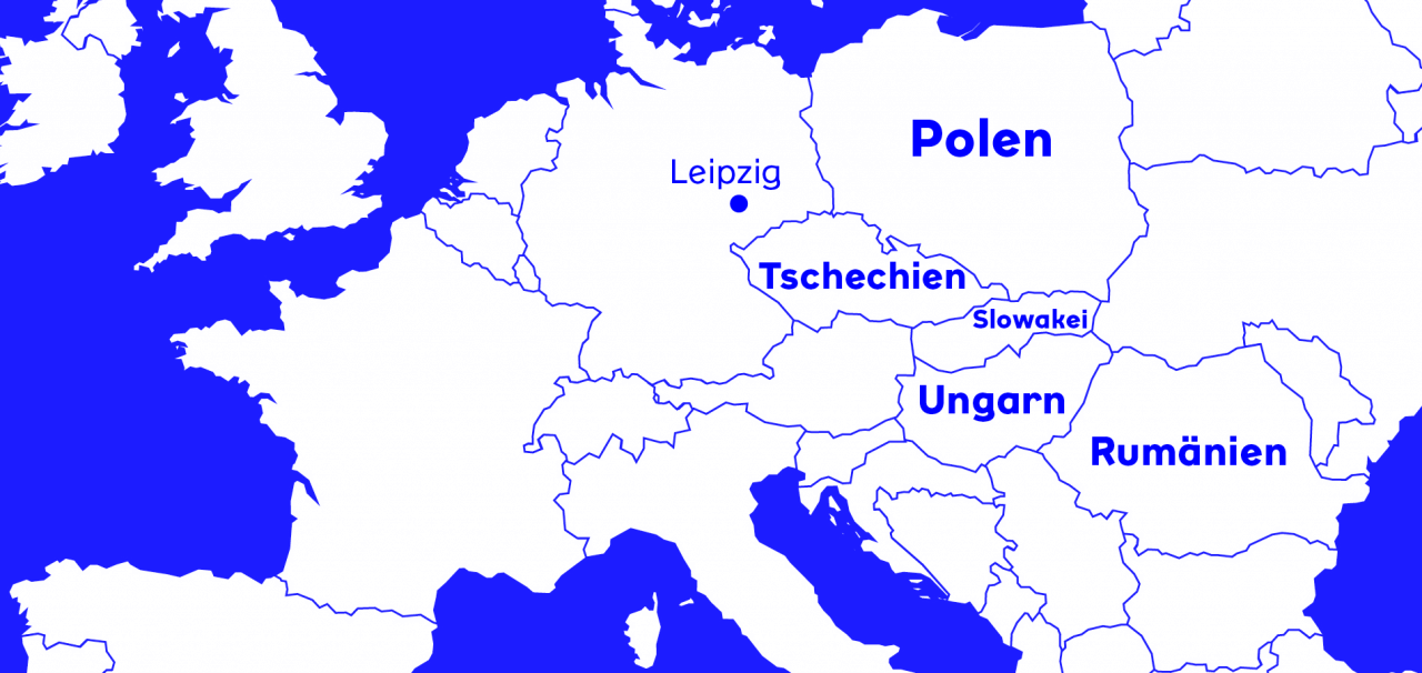 Tysksprogede landenavne i Østeuropa
